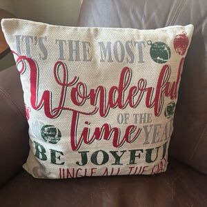 Red and Green Holiday Pillows for Festive Decor